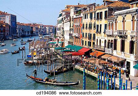 Grand Canal. Venice. Italy View Large Photo Image Stock Photograph - Grand Canal. Venice. Italy. Fotosearch