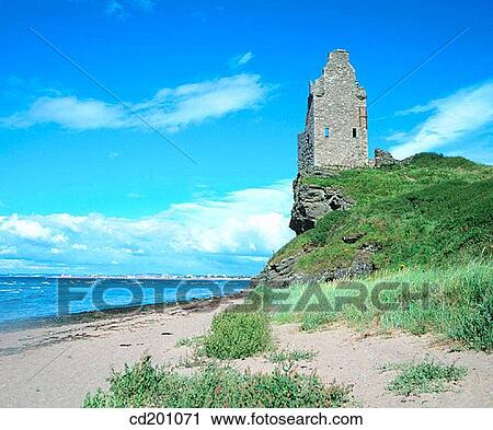 Greenan Castle, near Ayr. South Ayrshire. Scotland View Large Photo Image Stock Image - Greenan Castle, near Ayr. South Ayrshire. Scotland. Fotosearch