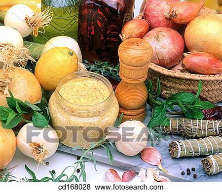 Stock Photo - Herbs and spices. Fotosearch
