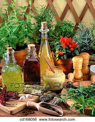 Herbs and spices View Large Photo Image Stock Photograph - Herbs and spices. Fotosearch