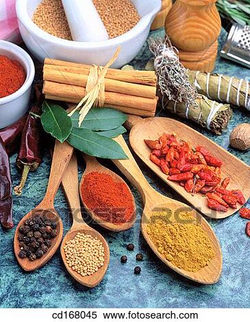 Herbs and spices View Large Photo Image Stock Photography - Herbs and spices. Fotosearch