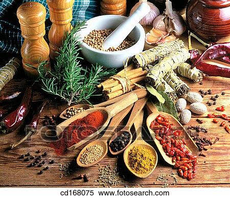 Herbs and spices View Large Photo Image Stock Photography - Herbs and spices. Fotosearch