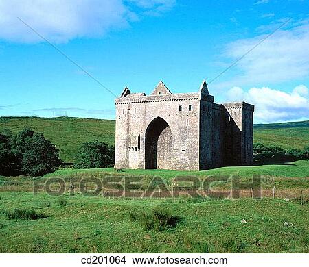 Hermitage Castle. Liddesdale. Scottish Borders. Scotland View Large Photo Image Picture - Hermitage Castle. Liddesdale. Scottish Borders. Scotland. Fotosearch