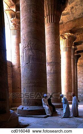 Horus Temple. Edfu. Egypt View Large Photo Image Stock Photo - Horus Temple. Edfu. Egypt. Fotosearch