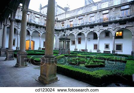 Hostal de los Reyes Cat? licos. Santiago de Compostela. Galicia. Spain View Large Photo Image Picture - Hostal de los Reyes Cat? licos. Santiago de Compostela. Galicia. Spain. Fotosearch