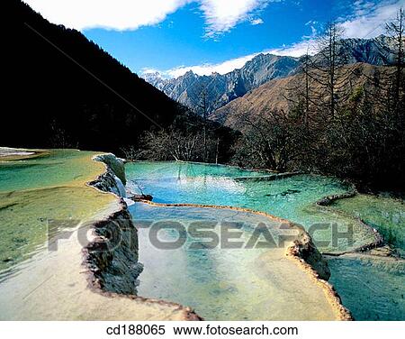 Stock Photography - Huanglong. Sichuan. China. Fotosearch
