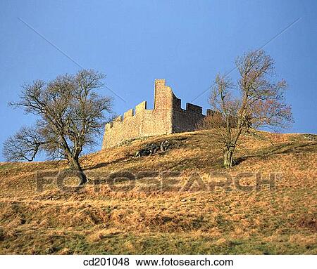 Hume Castle, near Kelso. Scottish Borders. Scotland View Large Photo Image Stock Photo - Hume Castle, near Kelso. Scottish Borders. Scotland. Fotosearch