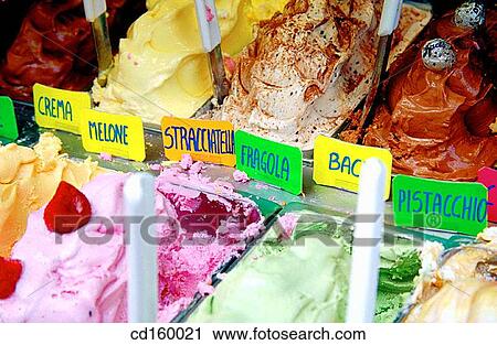 Ice creams. Italy View Large Photo Image Stock Image - Ice creams. Italy. Fotosearch