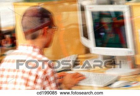 Internet caf? View Large Photo Image Stock Photography - Internet caf?. Fotosearch