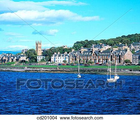 Isle of Bute. Rothesay. Scotland View Large Photo Image Picture - Isle of Bute. Rothesay. Scotland. Fotosearch