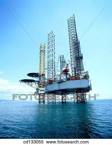 Jack-up oil rig. Firth of Forth. Scotland View Large Photo Image Stock Photography - Jack-up oil rig. Firth of Forth. Scotland. Fotosearch