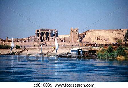 Kom Ombo temple. Egypt View Large Photo Image Stock Photography - Kom Ombo temple. Egypt. Fotosearch