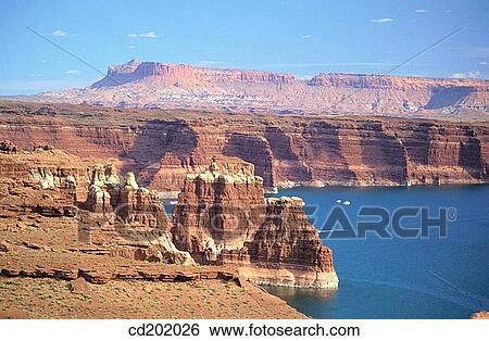 Lake Powell. Utah. USA View Large Photo Image Stock Photograph - Lake Powell. Utah. USA. Fotosearch