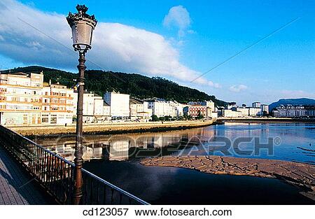 Landro River, R? a (estuary) de Viveiro. Viveiro. Lugo View Large Photo Image Stock Photo - Landro River, R? a (estuary) de Viveiro. Viveiro. Lugo. Fotosearch