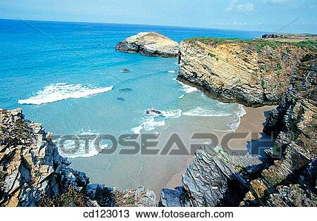 Las Catedrales beach. Ribadeo. Lugo province. Galicia. Spain View Large Photo Image Stock Image - Las Catedrales beach. Ribadeo. Lugo province. Galicia. Spain. Fotosearch