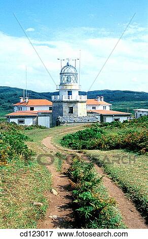 Lighthouse. Estaca de Bares. Porto de Bares. La Coru±a province. Galicia. Spain View Large Photo Image Stock Photo - Lighthouse. Estaca de Bares. Porto de Bares. La Coru±a province. Galicia. Spain. Fotosearch