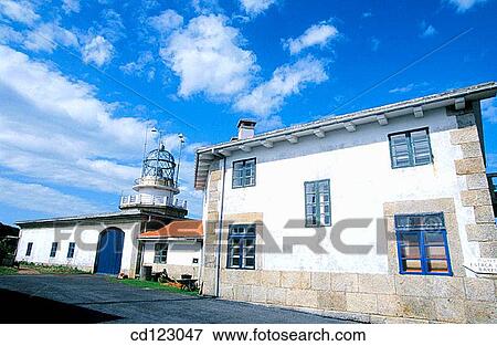 Stock Photo - Lighthouse. Estaca de Bares. Porto de Bares. La Coru±a province. Galicia. Spain. Fotosearch