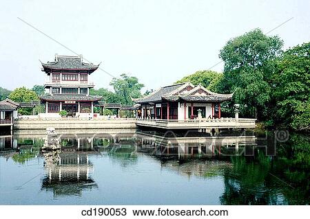 Liyuan Garden. Wuxi. Jiangsu Province. China View Large Photo Image Stock Image - Liyuan Garden. Wuxi. Jiangsu Province. China. Fotosearch