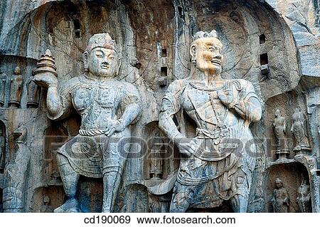 Stock Photo - Longmen Grottoes. Luoyang. Henan province. China. Fotosearch