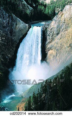 Lower Falls. Yellowstone National Park. Wyoming. USA View Large Photo Image Picture - Lower Falls. Yellowstone National Park. Wyoming. USA. Fotosearch