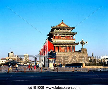 Meridian Gate. Beijing. China View Large Photo Image Stock Photo - Meridian Gate. Beijing. China. Fotosearch