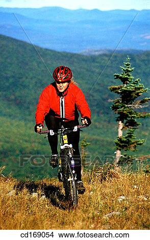 Mountain biking. Maine. USA View Large Photo Image Picture - Mountain biking. Maine. USA. Fotosearch