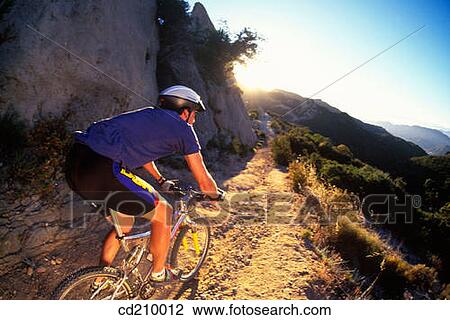 Mountain biking View Large Photo Image Stock Image - Mountain biking. Fotosearch