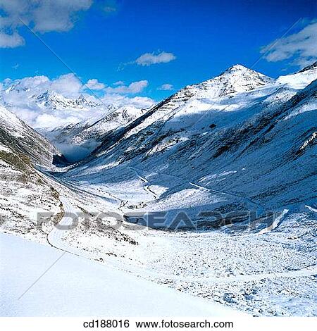 Stock Photograph - Mt. Balang. Sichuan. China. Fotosearch