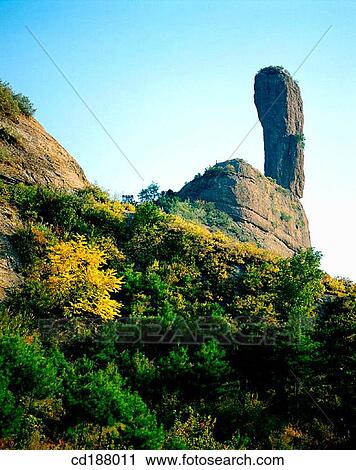Stock Image - Mt. Bangchui. China. Fotosearch