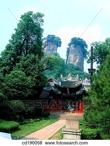 Stock Photo - Mt. Doutuan. Jiangyou. Sichuan Province. China. Fotosearch