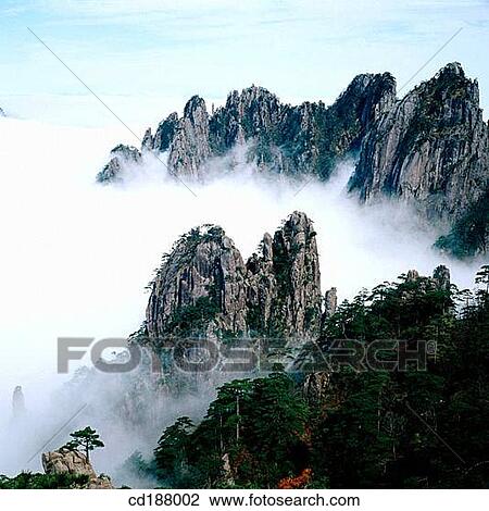 Mt. Huangshan. China View Large Photo Image Stock Image - Mt. Huangshan. China. Fotosearch