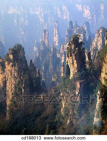 Mt. Tianzi. China View Large Photo Image Stock Image - Mt. Tianzi. China. Fotosearch