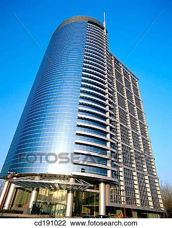 Stock Image - Nan Yin Builduing. Beijing. China. Fotosearch