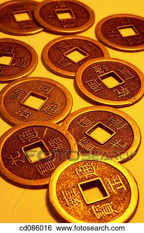 Old chinese coins View Large Photo Image Stock Photograph - Old chinese coins. Fotosearch