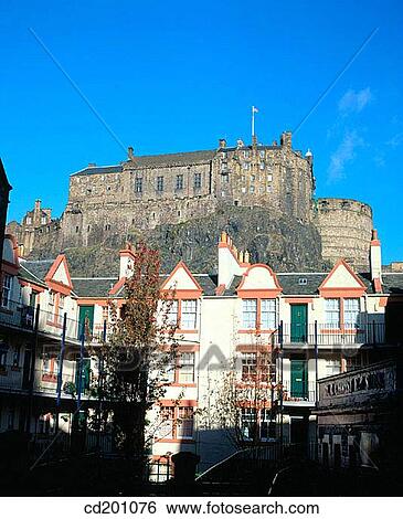 Old town and Castle. Edinburgh. Scotland View Large Photo Image Stock Photograph - Old town and Castle. Edinburgh. Scotland. Fotosearch