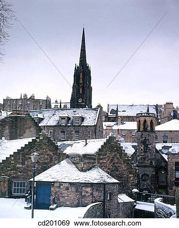 Old Town. Edinburgh. Scotland View Large Photo Image Stock Photo - Old Town. Edinburgh. Scotland. Fotosearch