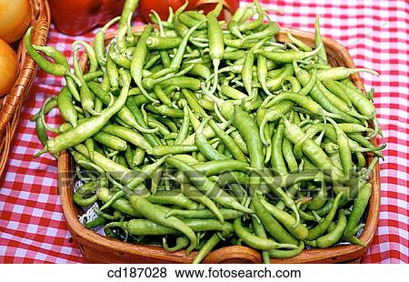 Organic farming: green peppers View Large Photo Image Stock Photo - Organic farming: green peppers. Fotosearch
