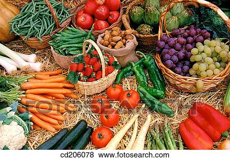 Organic vegetables View Large Photo Image Stock Photo - Organic vegetables. Fotosearch