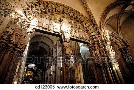 P? rtico de la Gloria. Cathedral. Santiago de Compostela. Galicia. Spain View Large Photo Image Stock Photography - P? rtico de la Gloria. Cathedral. Santiago de Compostela. Galicia. Spain. Fotosearch