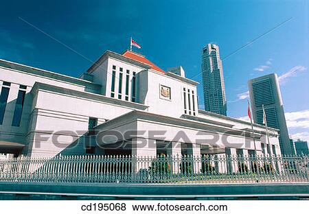 Stock Photo - Parliament house. Singapore. Fotosearch