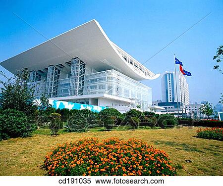 People's Theatre. Shanghai. China View Large Photo Image Stock Photography - People's Theatre. Shanghai. China. Fotosearch