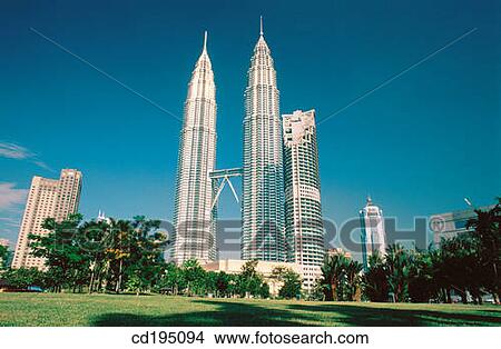 Petronas Twin Towers. Kuala Lumpur. Malaysia View Large Photo Image Picture - Petronas Twin Towers. Kuala Lumpur. Malaysia. Fotosearch