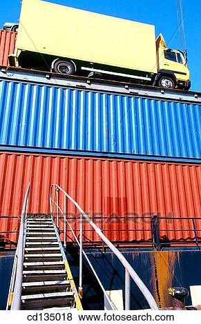 Stock Photo - Port of Bilbao. Biscay. Basque Country. Spain. Fotosearch
