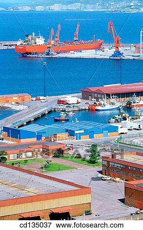 Port of El Musel. Gijon. Asturias. Spain View Large Photo Image Stock Photo - Port of El Musel. Gijon. Asturias. Spain. Fotosearch