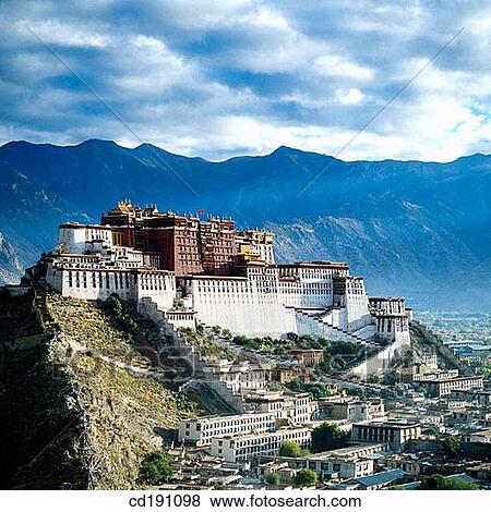Stock Photo - Potala Palace. Lhasa Municipality. Tibet. China. Fotosearch