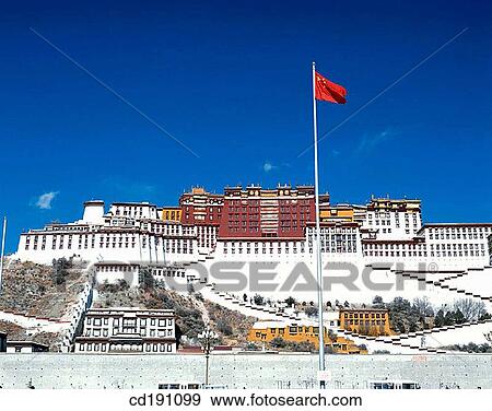 Potala Palace. Lhasa Municipality. Tibet. China View Large Photo Image Stock Photo - Potala Palace. Lhasa Municipality. Tibet. China. Fotosearch