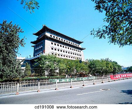 Qian Men. Beijing. China View Large Photo Image Stock Photo - Qian Men. Beijing. China. Fotosearch