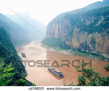 Qutang Gorge. Sichuan. China View Large Photo Image Stock Image - Qutang Gorge. Sichuan. China. Fotosearch