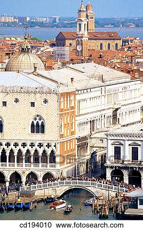 Stock Image - Riva degli Schavoni. Venice. Italy. Fotosearch