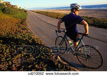 Stock Image - Road biker. Fotosearch